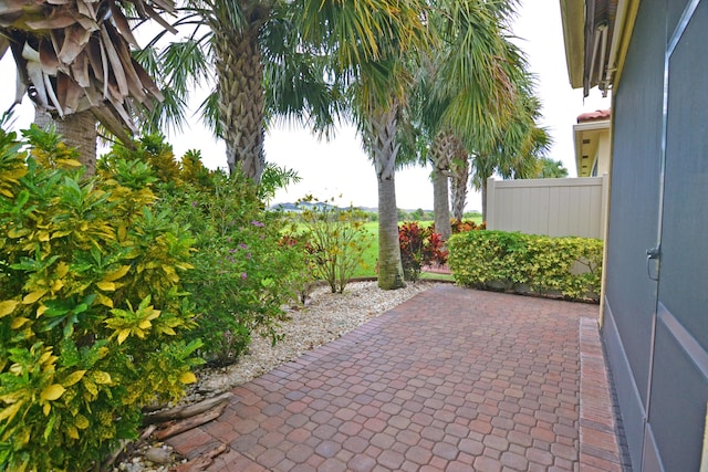 view of patio / terrace with fence