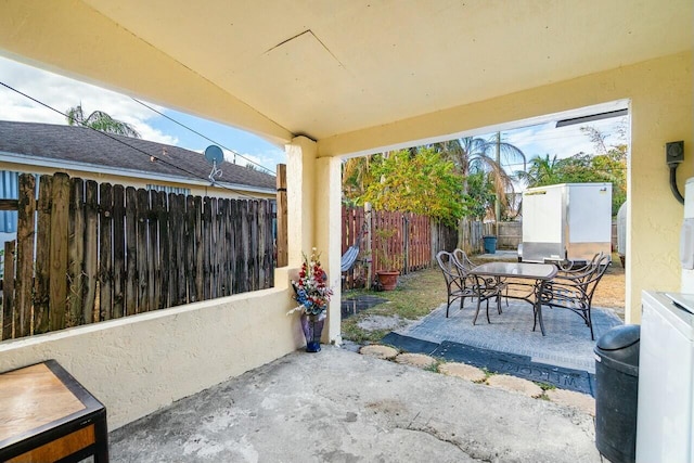 view of patio