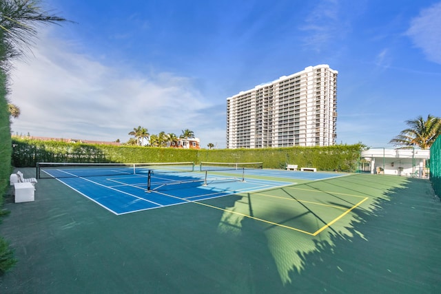 view of sport court