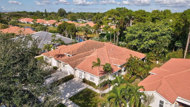 bird's eye view featuring a residential view