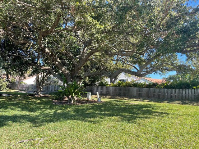 view of front facade with a front yard