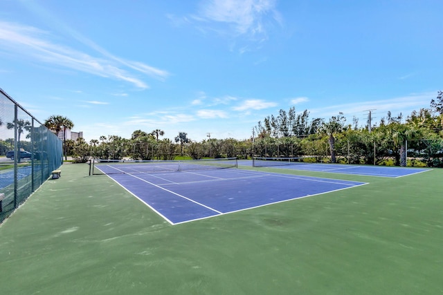 view of sport court featuring basketball court