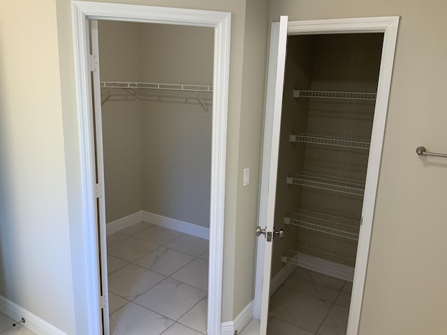 view of closet