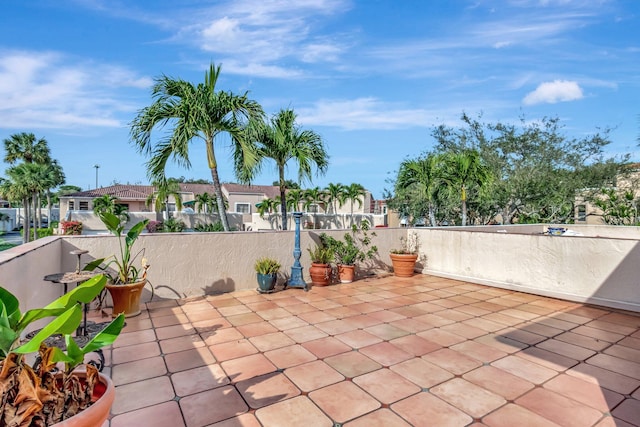 view of patio