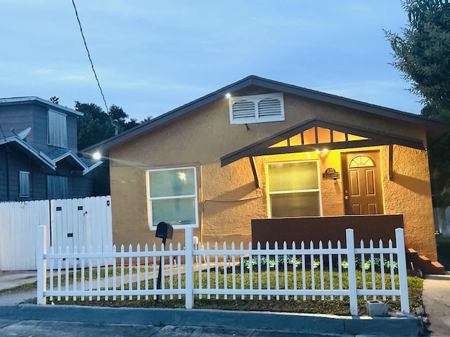 view of front of home