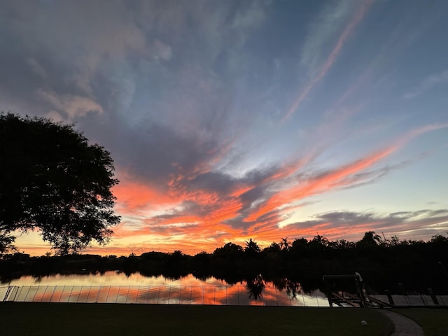 property view of water