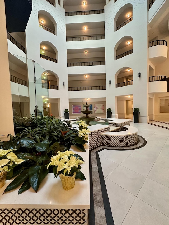 view of community lobby