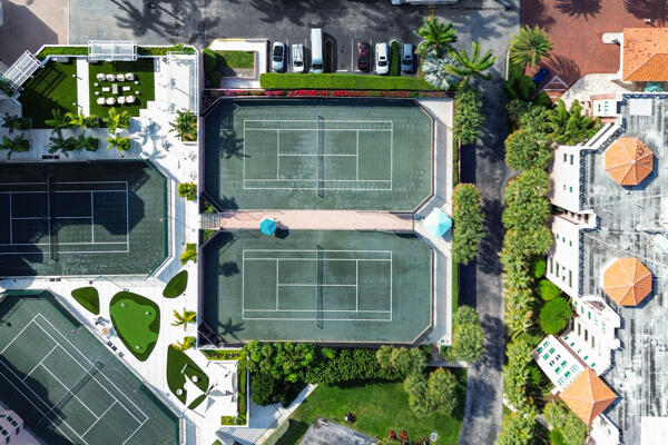 drone / aerial view