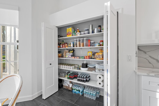 view of pantry