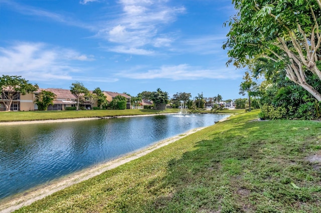 property view of water