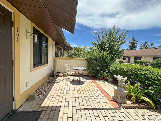 view of patio