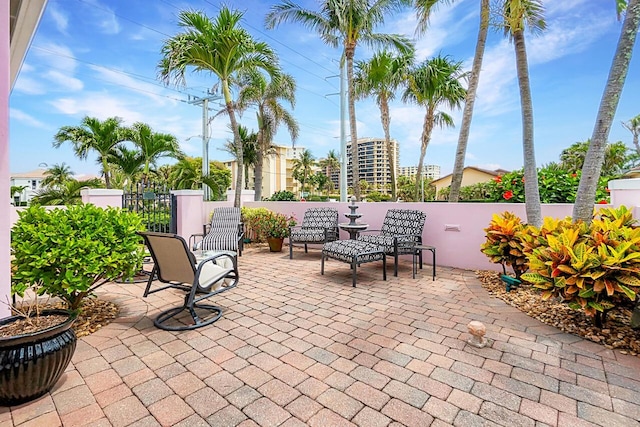 view of patio