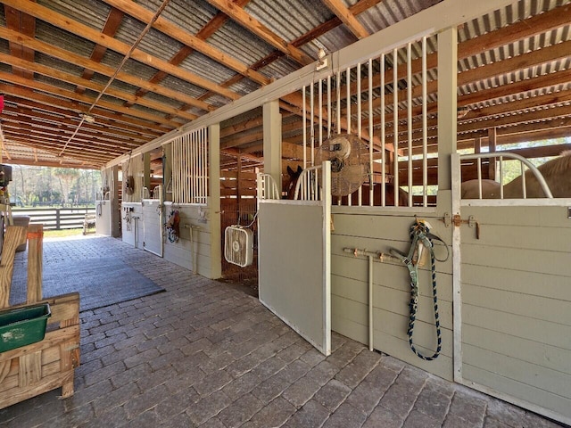 view of stable