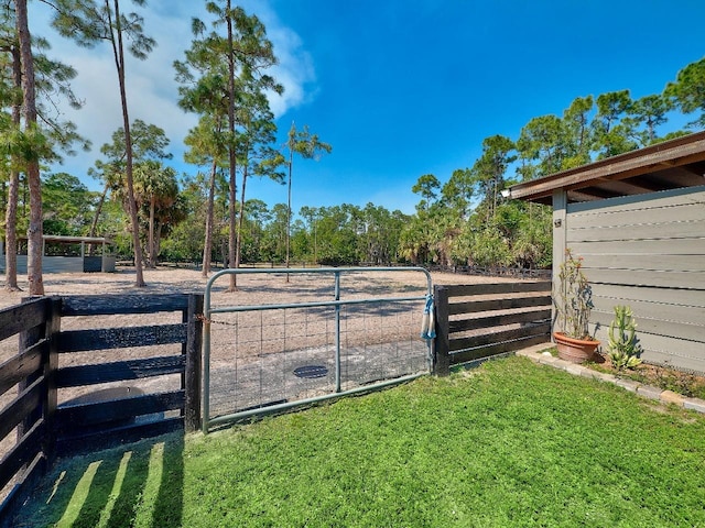 view of yard