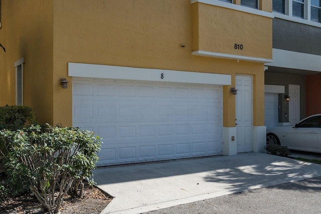 garage featuring electric panel