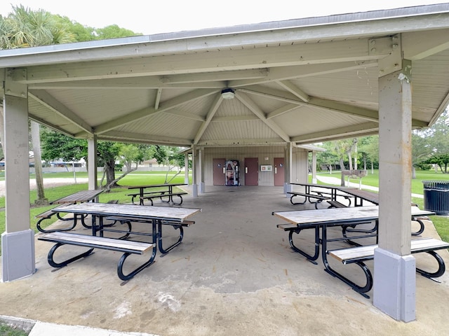 view of home's community with a gazebo