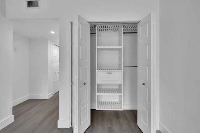 closet with visible vents