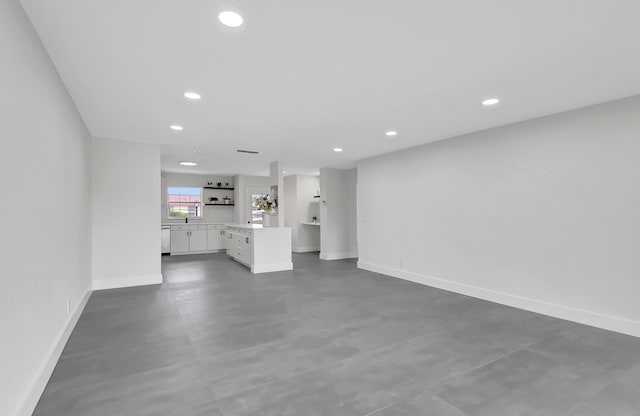 view of unfurnished living room