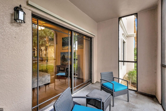 sunroom featuring plenty of natural light