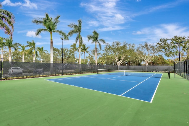 view of sport court featuring basketball court