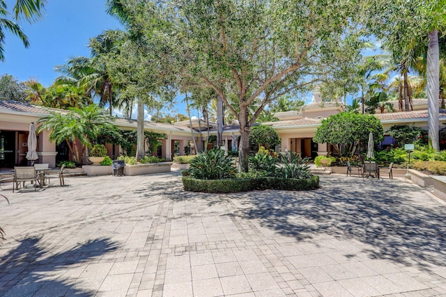 view of front of house featuring a patio area