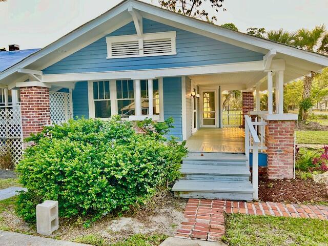 exterior space featuring covered porch