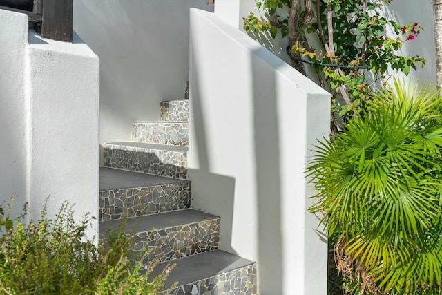 view of staircase