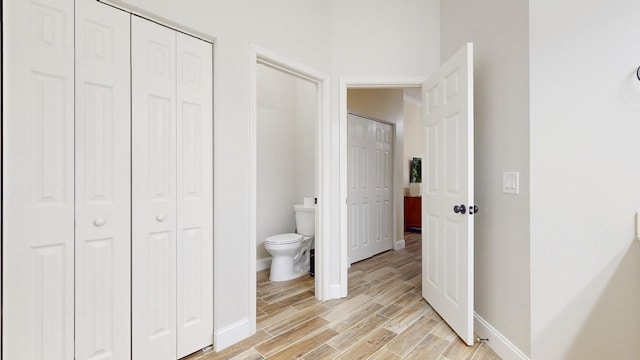 bathroom featuring toilet