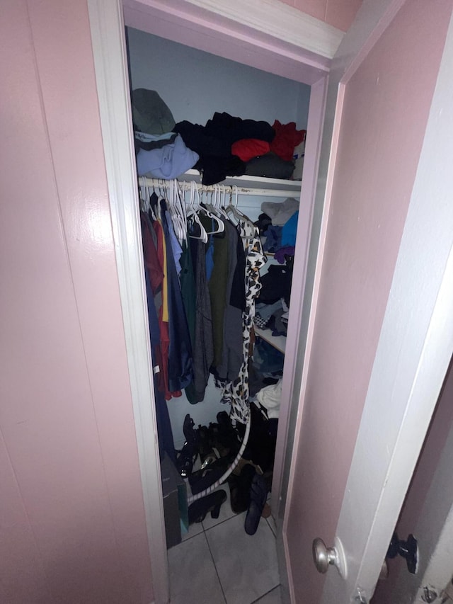 view of closet