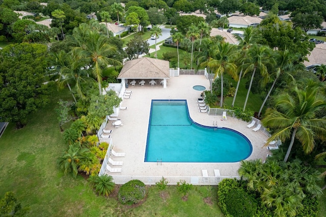 view of pool