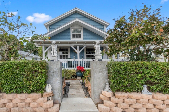 view of front of home