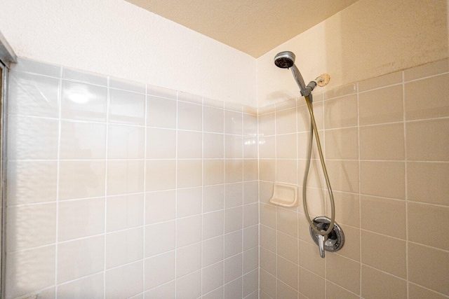 room details featuring tiled shower