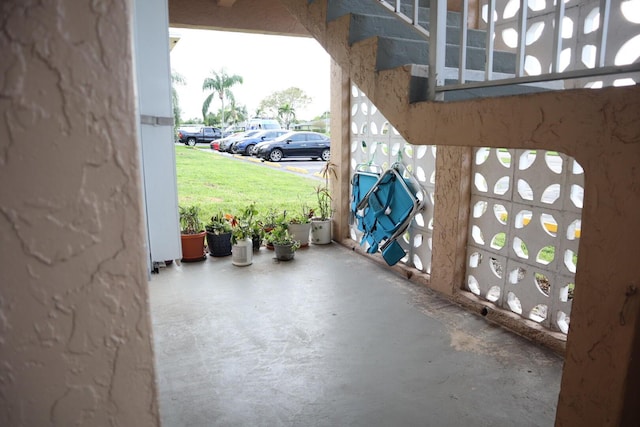 view of patio featuring area for grilling