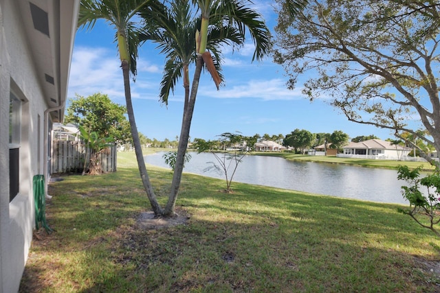8620 Pine Cay, West Palm Beach, FL 33411 - water view featuring fence