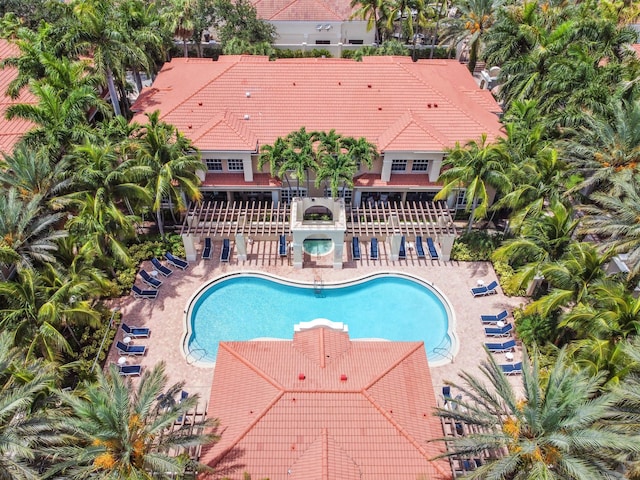 view of pool