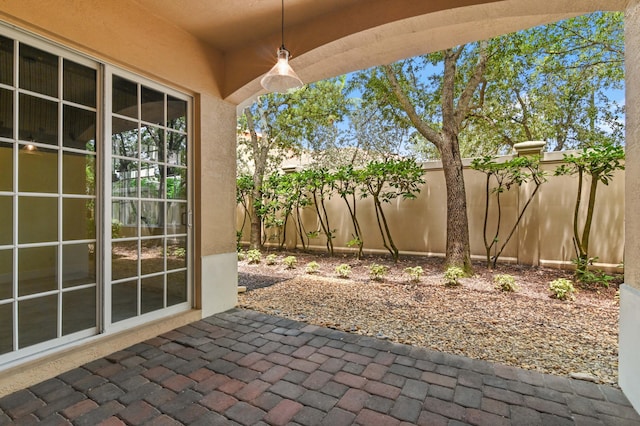 view of patio