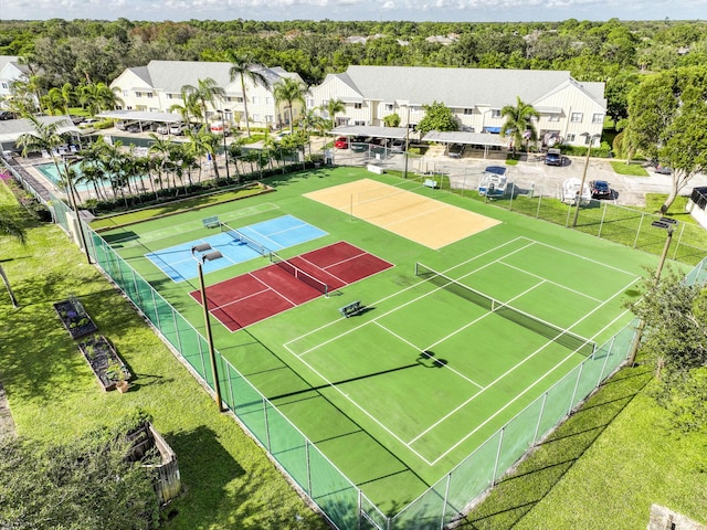 view of sport court