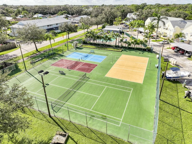 view of sport court