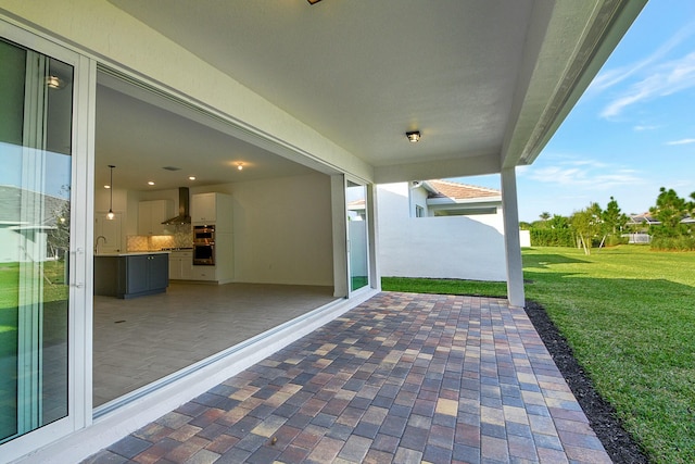 view of patio