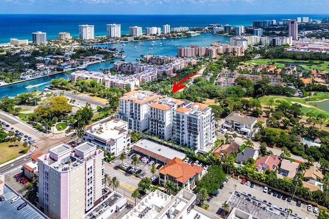 495 E Royal Palm Rd Unit 601, Boca Raton, FL 33432 - view of urban area with a large body of water and apartment complex