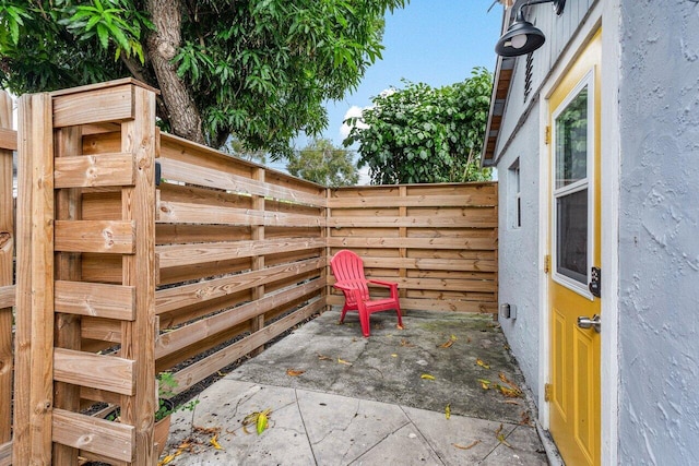 view of patio