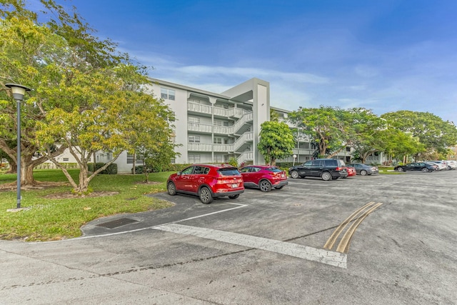 view of vehicle parking