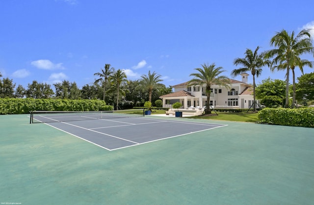 view of sport court