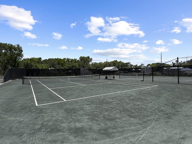 6070 SE Split Oak Trl, Hobe Sound, FL 33455 - view of tennis court