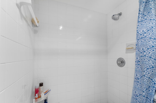 bathroom with walk in shower