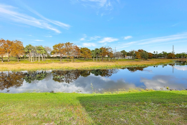 property view of water