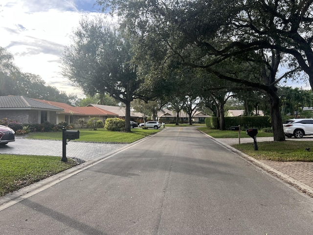 view of road