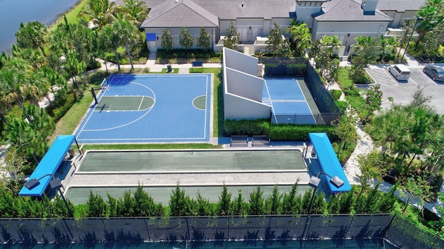 view of basketball court