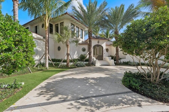 view of mediterranean / spanish house