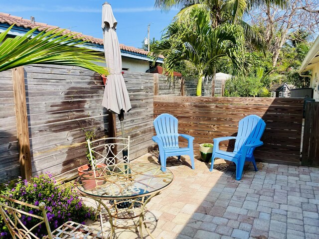 view of patio